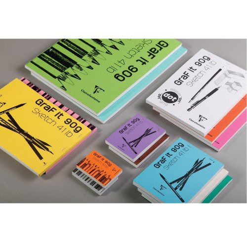 Luonnoslehtiö A6 Clairefontaine grafit , 80 arkkia, 90g, hinta 2€