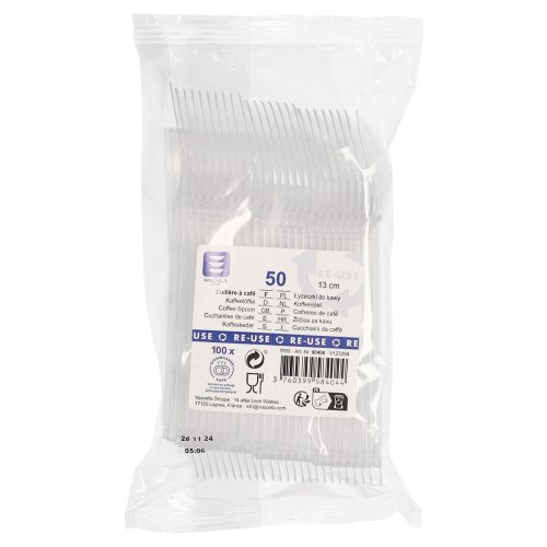 Lusikka vascella 13cm kirkas 50kpl, hinta 5,79€