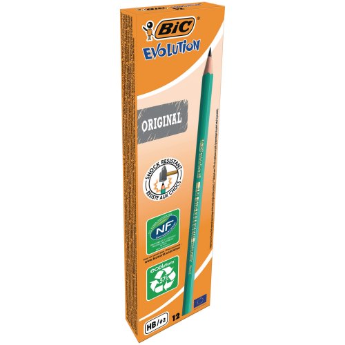 Lyijykynä HB Bic evolution 650 12kpl, hinta 3,66€