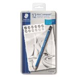 Lyijykynä Lajitelma Mars Lumograph 8B-2H 12 kovuutta