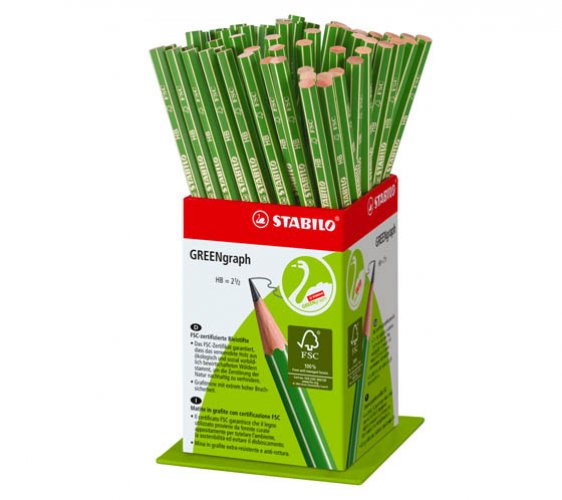 Lyijykynä Stabilo Greengraph HB 60 kpl, hinta 0,31€