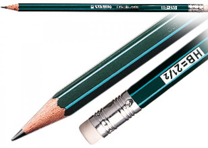 Lyijykynä Stabilo Othello 2988 HB kumipää 12 kpl, hinta 3,61€