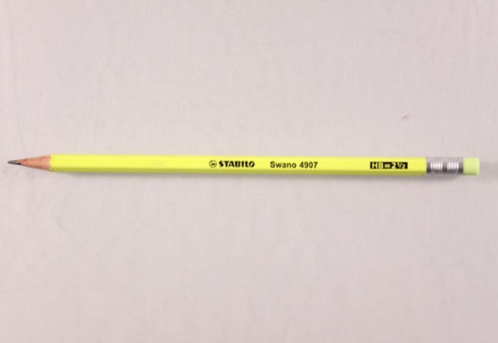 Lyijykynä Stabilo Swano 4907/Y HB kumipää keltainen 12 kpl, hinta 2,91€