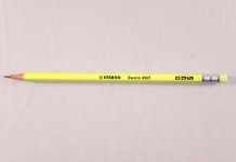 Lyijykynä Stabilo Swano 4907/Y HB kumipää keltainen 12 kpl