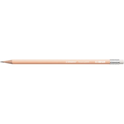 Lyijykynä STABILO Swano pastel HB kumipää aprikoosi 12 kpl, hinta 7,68€