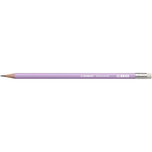 Lyijykynä STABILO Swano pastel HB kumipää lila 12 kpl, hinta 22,24€