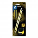 Lyijykynäsetti Staedtler norix hb keltainen blisterissä