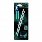 Lyijykynäsetti Staedtler norix hb turkoosi blisterissä