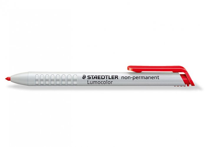 Lyijynpidin Staedtler Lumocolor Omnichrom 768 punainen, hinta 7,40€