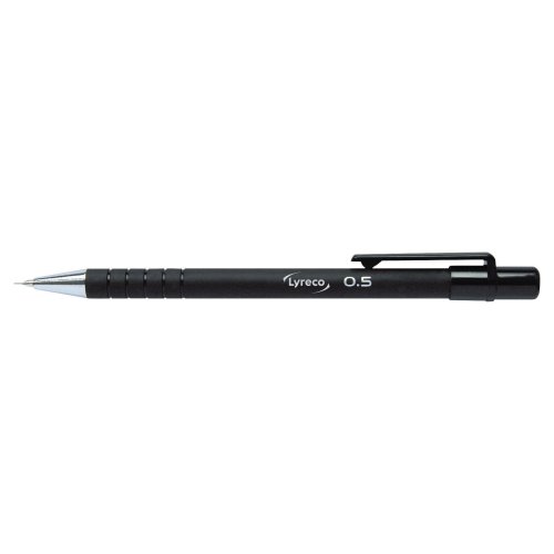 Lyijytäytekynä 0,5 mm HB Lyreco musta, hinta 1,23€