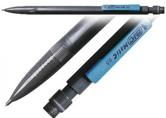 Lyijytäytekynä BIC Matic BM25 0,5mm harmaa, hinta 0,38€