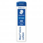 Lyijytäytekynän lyijy kovuus HB irtolyijy 0,7 mm Staedtler mars micro 12kpl