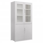 Lyreco  2-door combi cupboard, white, 174cm