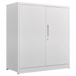 Lyreco  2-door cupboard, white, 100cm