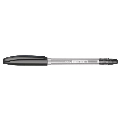 Lyreco ball pen non-retractable, 1mm, black, hinta 1,06€
