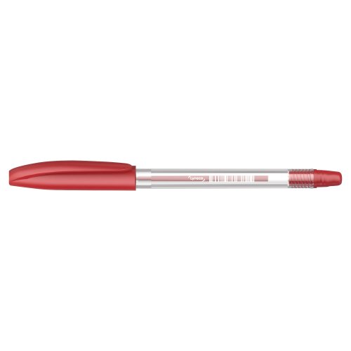 Lyreco ball pen non-retractable, 1mm, red, hinta 1,06€