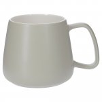 Lyreco ceramic mugs, nude and green, 400ml - pack of 6 6kpl