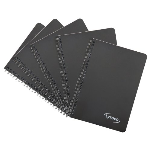 Lyreco design ruled notebook a5 - pack of 5 5kpl, hinta 7,96€