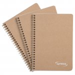Lyreco kraft notebooks a5 - pack of 3 3kpl