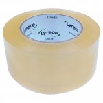 Lyreco pp low noise packaging tape, 50mmx100m - pack of 6 6kpl