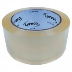 Lyreco pp low noise packaging tape, 50mmx66m - pack of 6 6kpl