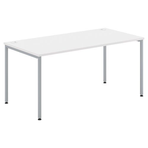 Lyreco straight desk, white, 160cm, hinta 266,58€