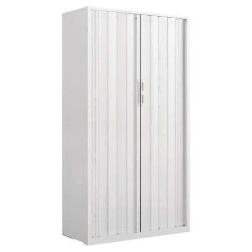 Lyreco tambour cupboard, white , 174cm, hinta 702,98€