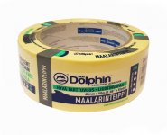 Maalarinteippi BD MT-6273 48mmx50m keltainen