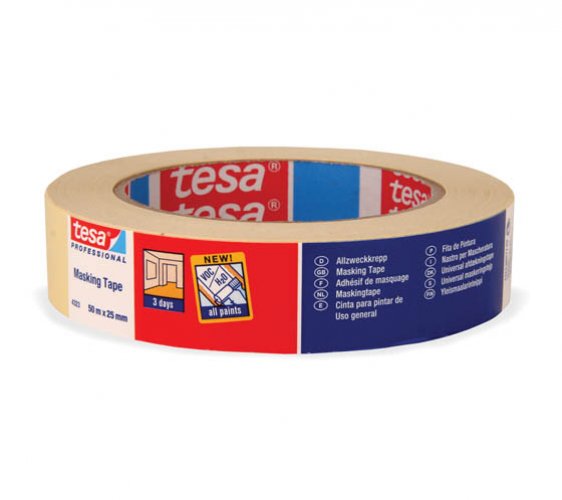 Maalarinteippi tesa Professional 25 mm x 50 m, hinta 2,31€