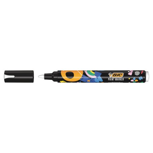 Maalikynä Bic intensity 1,5-2,3 mm, valkoinen, hinta 4,77€