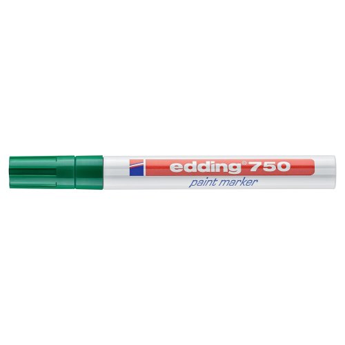 Maalikynä Edding 750 pyöreä 2-5mm vihreä, hinta 5,81€