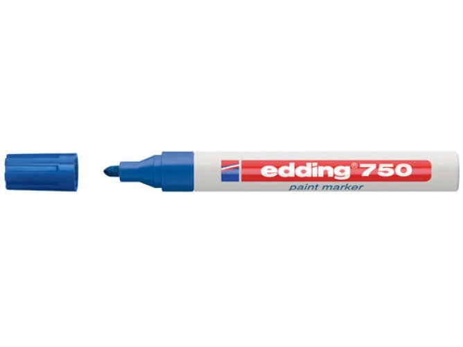 Maalikynä Edding 750 Paint Marker 2-4 mm sininen, hinta 2,97€