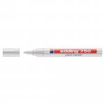 Maalikynä Edding 750 pyöreä 2-4mm valkoinen