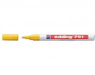 Maalikynä Edding 751 permanent 1-2 mm keltainen
