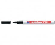 Maalikynä Edding 751 permanent 1-2 mm musta