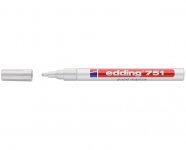 Maalikynä Edding 751 permanent 1-2 mm valkoinen