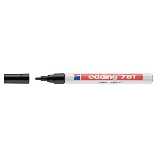 Maalikynä Edding 751 pyöreä 1-2mm musta, hinta 4,03€