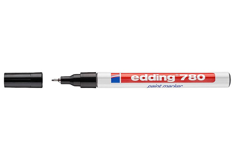 Maalikynä Edding 780 permanent 0,8 mm musta, hinta 3,01€
