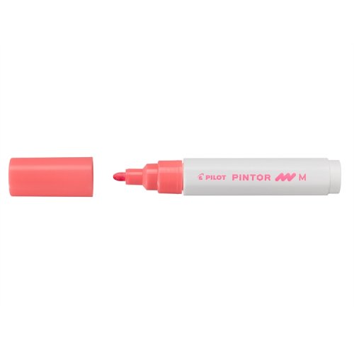 Maalikynä Pilot Pintor Paint Marker medium neonpunainen, hinta 2,97€