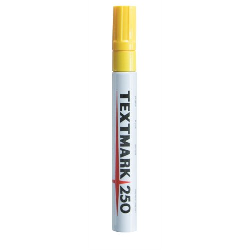 Maalikynä Textmark 250 keltainen, hinta 1,40€