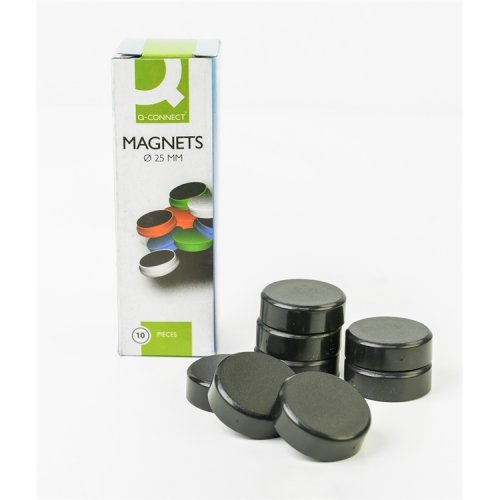 Magneetti Q-Connect 35 mm musta 10 kpl, hinta 2,26€