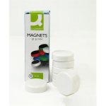 Magneetti Q-Connect 35 mm valkoinen 10 kpl