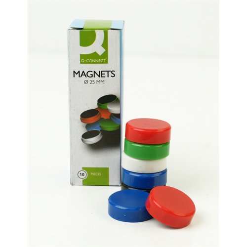 Magneetti Q-Connect 35 mm värilajitelma 10 kpl, hinta 2,34€