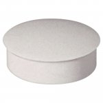 Magneettinappi Lyreco 27mm valkoinen 6kpl