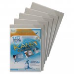 Magneettitasku Tarifold a4 oikea sivu ja yläreuna auki 5kpl