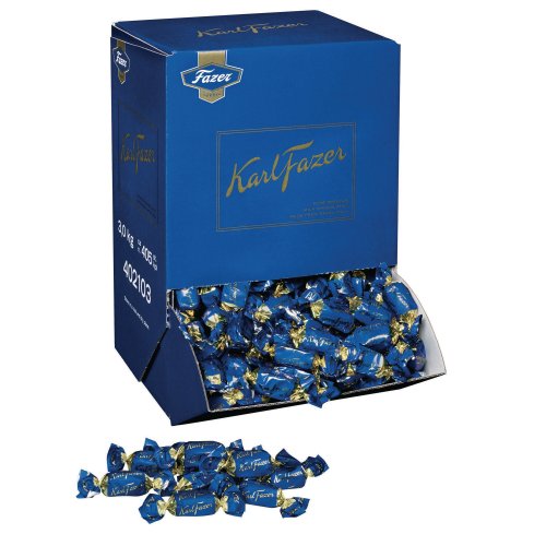 Maitosuklaakonvehti Fazer sininen 3kg, hinta 116,25€