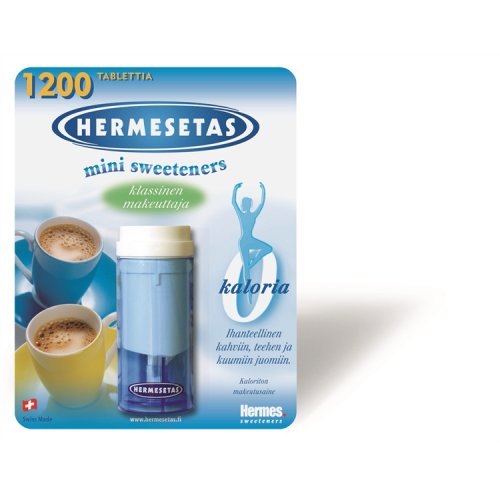Makeutusaine Hermesetas annostelija 1200 kpl, hinta 7,09€
