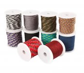 Makrameenyöri 5mm x 10m lajitelma 10kpl