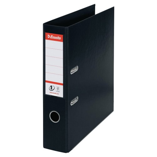 Mappi Esselte A4 musta 7cm kansio edulliseen hintaan toimistoon, ekologinen Esselte mappi eli kansio 7 cm no1 muovimappi edullinen tarjous hinta 