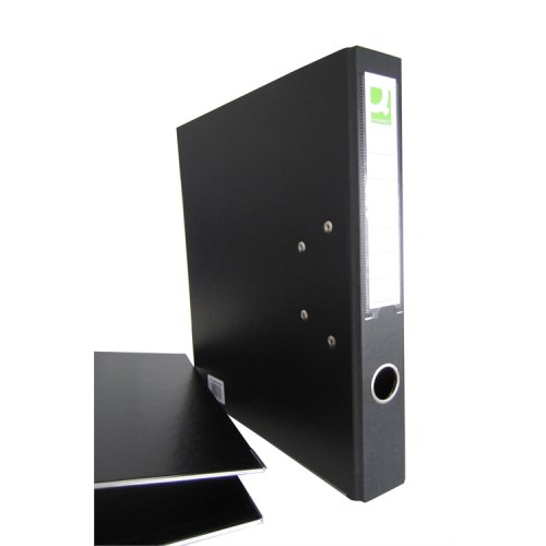 Mappi Q-CONNECT+ 500 A4 metallivahvike musta, hinta 1,98€